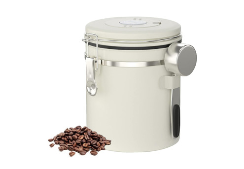 1500ML Airtight Stainless Steel Coffee Canister