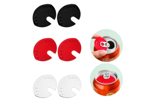 Six-Piece Reusable Sealed Drink Caps - Option for 12-Piece