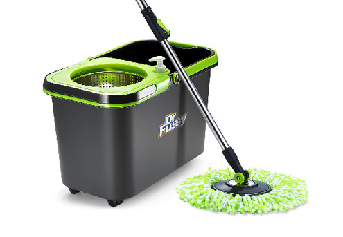 Dr Fussy Spin Mop Bucket System - Two Options Available