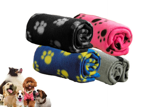 Cosy Soft Pet Blanket - Available in Four Colours & Option for Two-Pack