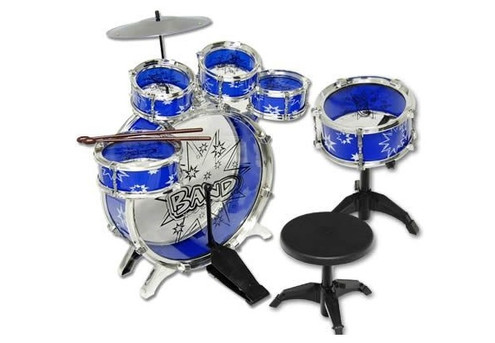 Six-Piece Big Band Let's Rock in Roll Toy Drum