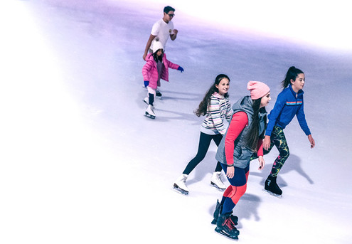 General Admission Ice Skate Pass incl. Skate Hire & Five Rides on the Mega Ice Slide - Valid from June 24th