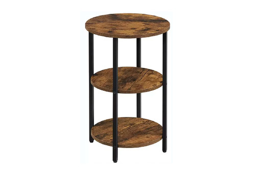 Three-Tier Round Side Table