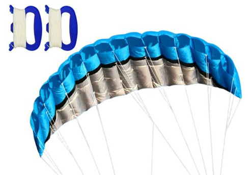 2.5m Outdoor Dual Line Parafoil Parachute Kite Toy - Four Colours Available