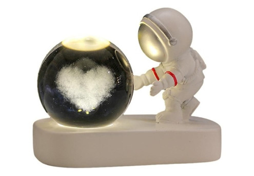 Astronaut Crystal Ball Night Light - Two Options Available