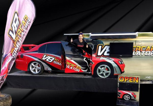 V8 Supercar Simulator Hot Lap Session for One Person - Option for One-Hour Hire