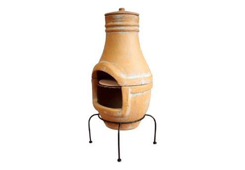Clay Pizza Oven with Stand & Grill