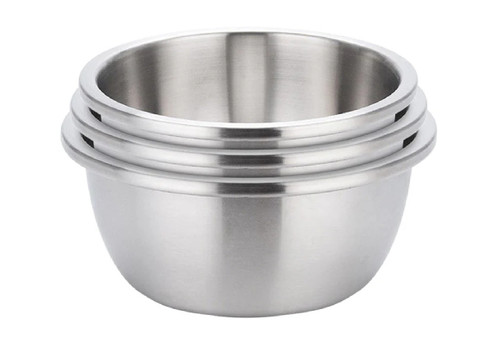 SOGA Three-Piece Stainless Steel Mixing Bowl Set