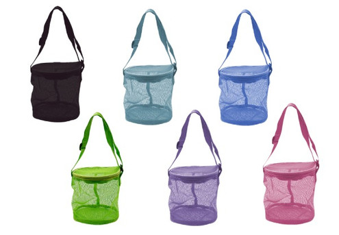 Beach Shell Toy Storage Bag - Available in Six Colours & Option for Two-Pack