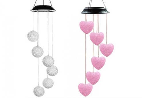 Hanging Mobile Solar Chime Lights - Two Options Available
