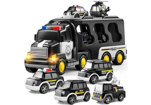 Kids Five-in-One Police Truck Toy