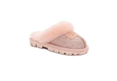 Ugg Kids Coquette Glitter Slippers -  Six Sizes Available