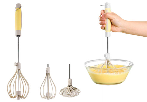 Stainless Steel Semi-Automatic Whisk Blender - Option for Two