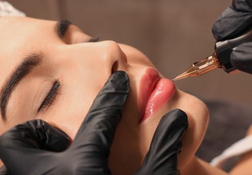 Two Sessions of Lip Liner Tattooing - Option for Full Lips