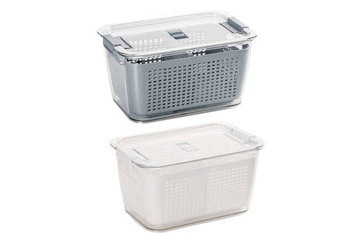 Kitchen Drain Basket with Lid - Available in Three Colours & Option for Two & Three-Pack