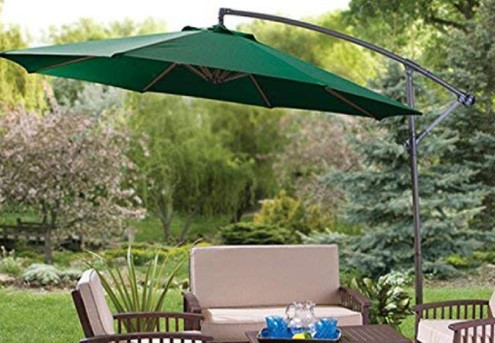 2.7m Big Garden Foldable Parasol Umbrella - Two Colours Available
