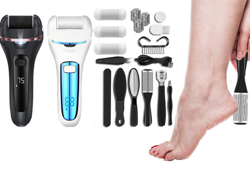 Electric Foot Callus Remover - Two Colours Available & Option for Two