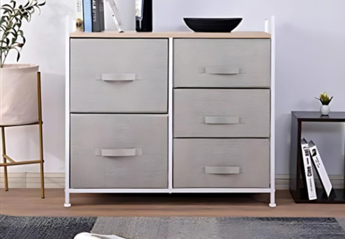 Lesser Five-Drawer Fabric Storage