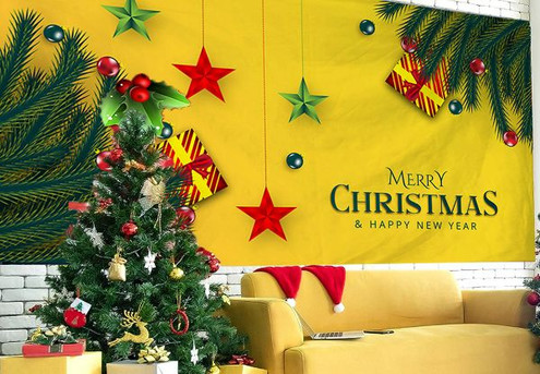 Christmas Garage Door Banner - Available in Four Colours & Three Sizes