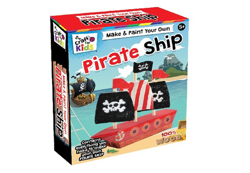 Make & Paint Your Own Pirate Ship