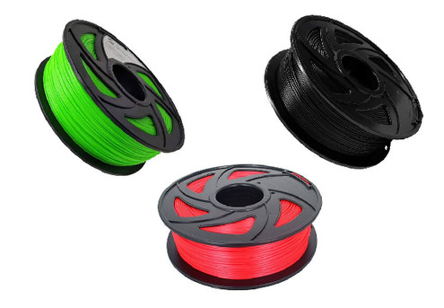 3D Printer Filament PLA Filament Spool 1.75mm 1Kg Each Spool - Available in Three Colours