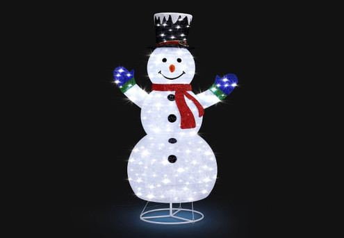 3D Christmas Snowman Light