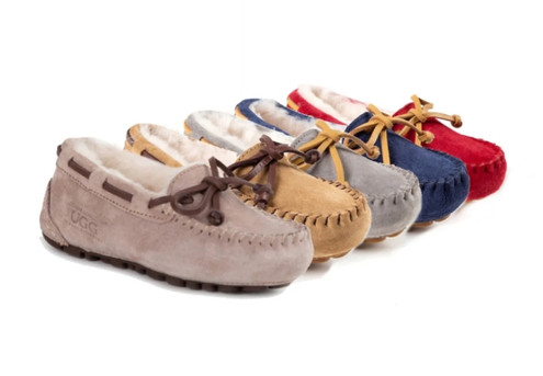 Ugg Kids Romy Moccasin - Available in Four Colours & Five Sizes