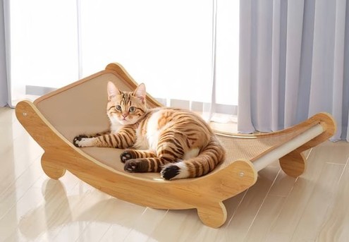 Multifunctional Cat Sleeping Bed & Scratch Board