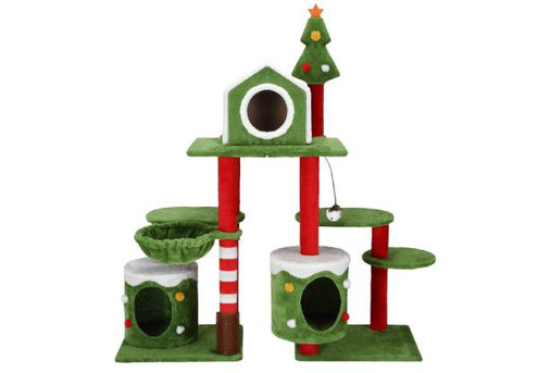 Three-in-One Christmas Cat Tree