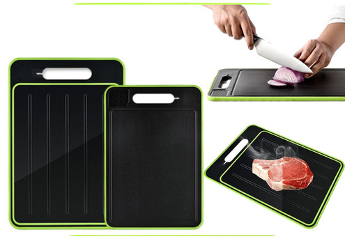 Four-in-One Defrosting Cutting Board - Available in Two Sizes