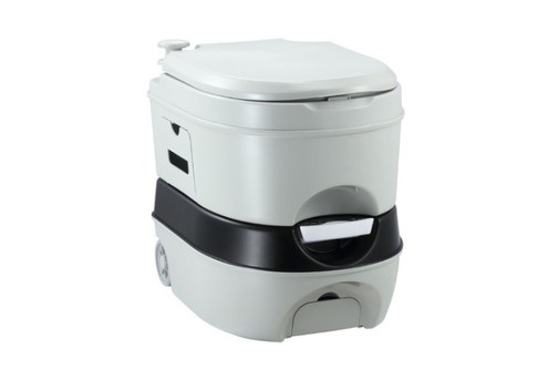 24L Portable Toilet Seat with Drawstring Wheels