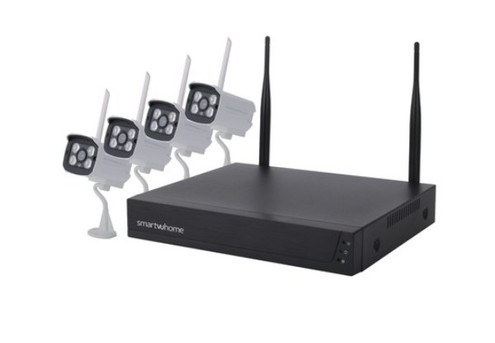 SmartVu Home 2MP/1080P 4Channel WiFi Security System with Four Cameras - Elsewhere Pricing $598.99