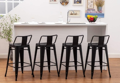 Four-Piece Bar Stool Chair