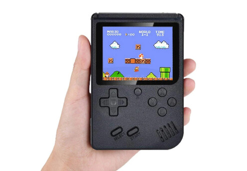 500 in 1 Handheld Gaming Console - Black