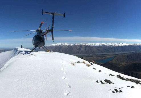 Canterbury Helicopter Scenic Flight with Hilltop Landing For One Person - Option for up to Three People