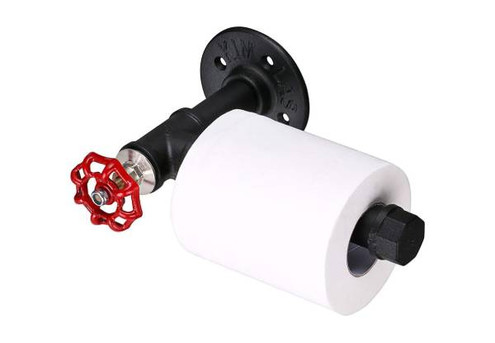 Industrial Pipe Wall Mounted Toilet Paper Holder