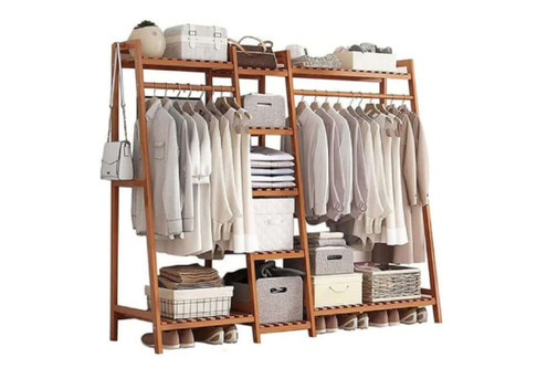 Portable Bamboo Wardrobe Organiser