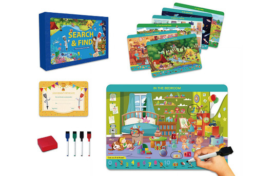 Reusable Learning Search & Find Book Kit - Option for Two Kits