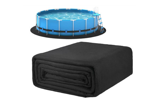 Round Heavy Duty Grey Pool Liner Mat