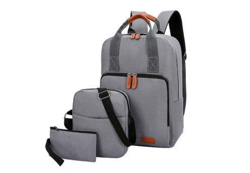 Three-in-One Travel Backpack with USB Port