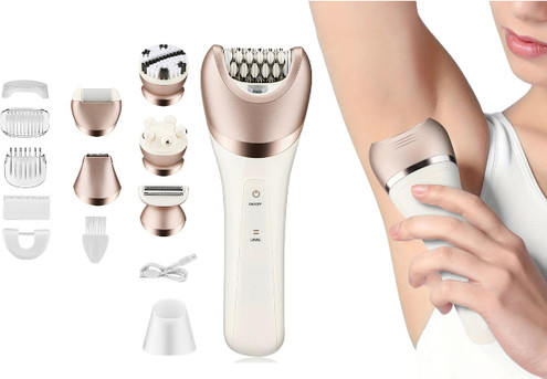 Six-in-One Women's Electric Cordless Shaver - Available in Two Colours