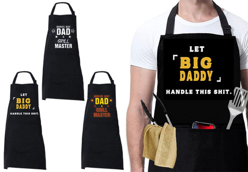 Father's Day Apron - Three Styles & Two-Pack Available