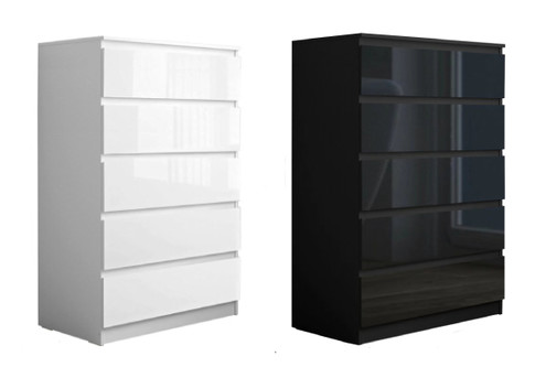 Monaco Five-Drawer Chest - Two Colours Available