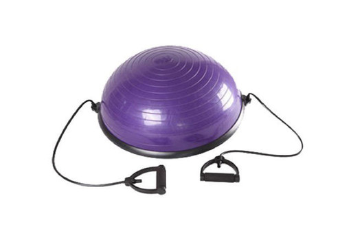 Exercise Yoga Half Balance Ball with Resistance Bands