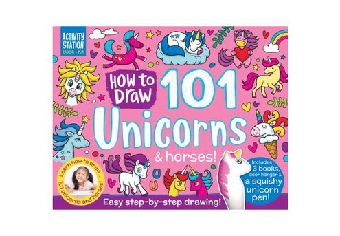 How to Draw 101 Unicorns & Horses Three-Pack