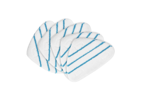 Five-Pack Replacement Washable Microfibre Steam Mop Pads