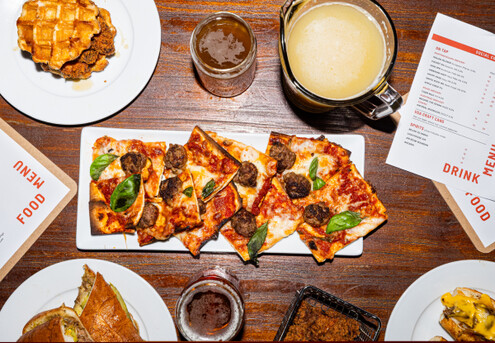 $15 for any Burger, Sandwich or Flatbread with Fries - Wellington CBD Location - Options for up to Five People