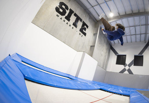 Bounce Beyond Limits for One-Hour with Site Wanaka's Freestyle Trampoline incl. Socks