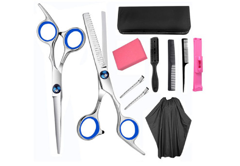 11-Piece Hair Cutting Scissors Kit