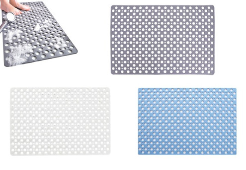 Anti-Slip Shower Bath Mat - Available in Three Colours & Three Sizes